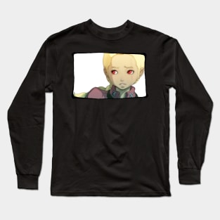 Gravity Rush - Kat Worried Military Portrait Long Sleeve T-Shirt